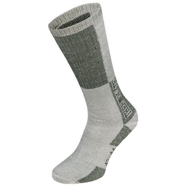 Fox Polar Socks Extra High 1 Pair, White-Green