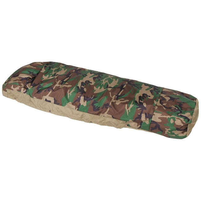 MFH Cover Sleeping Bag, Three-Layer, Woodland