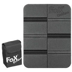 Fox Outdoor Thermal Seat Pad Folding with Molle Pocket, Black