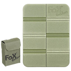 Fox Outdoor Thermal Seat Pad Foldable with Molle Pocket, Olive