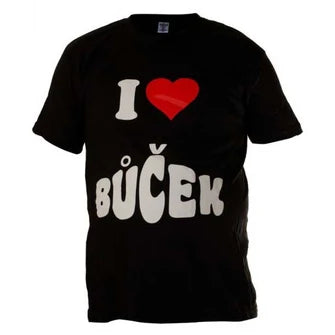 O&T Funny I Love Butt T-Shirt, Black
