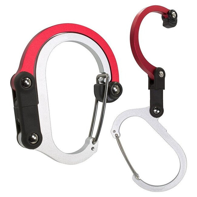 Gear Aid Heroclip Mini Carabiner, Hot Red