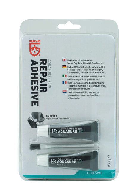 GearAid AquaSure +FD Waterproof Neoprene and Rubber Sealant - 2 Pack (14 g)