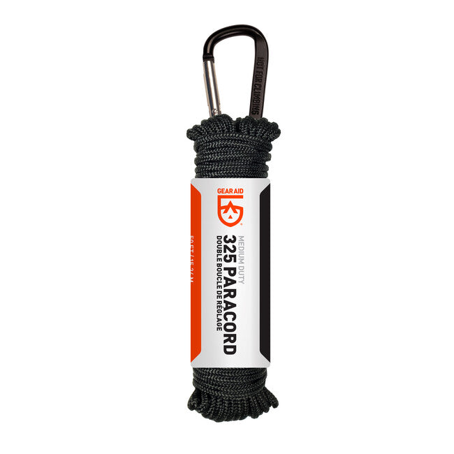 GearAid Paracord 325' 15 m Black