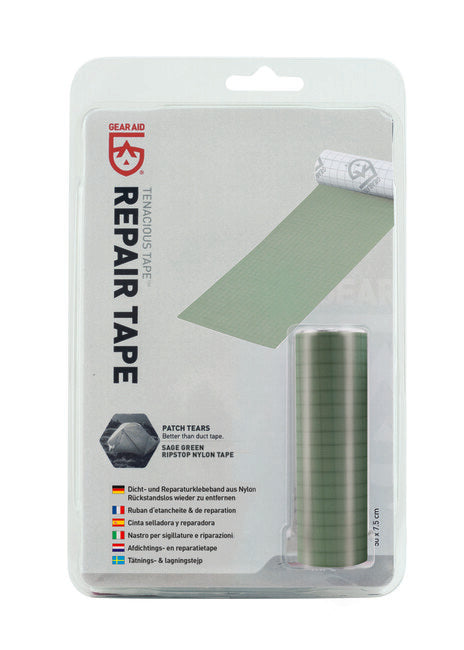 GearAid Tenacious Tape Opravná páska šalvie zelenej