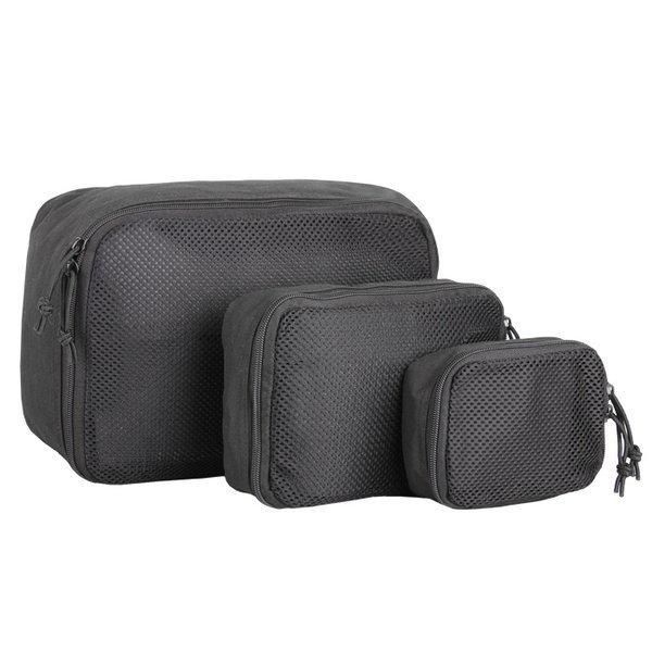 Mil-Tec Molle Pouch Set 3-Piece, Black