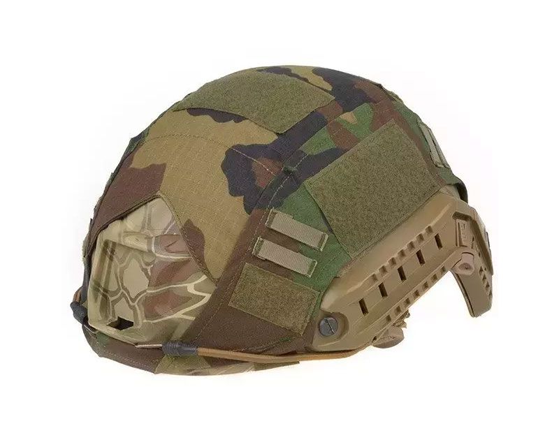 GFC Tactical FAST PJ Helmet Cover, Woodland