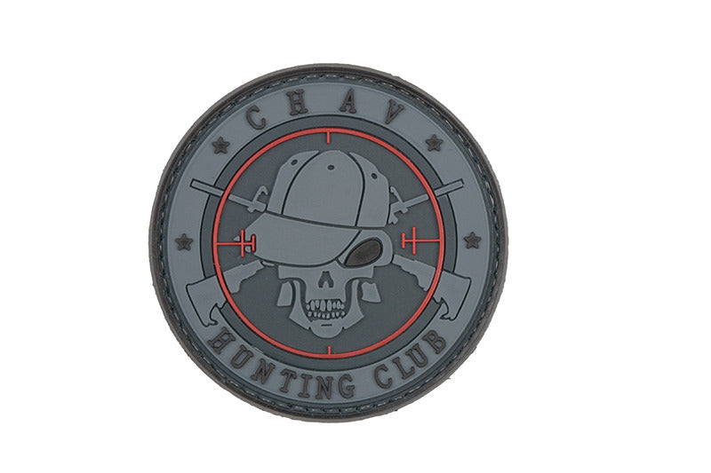 WARAGOD Hunting Club Tactical Patch 6cm, Grey