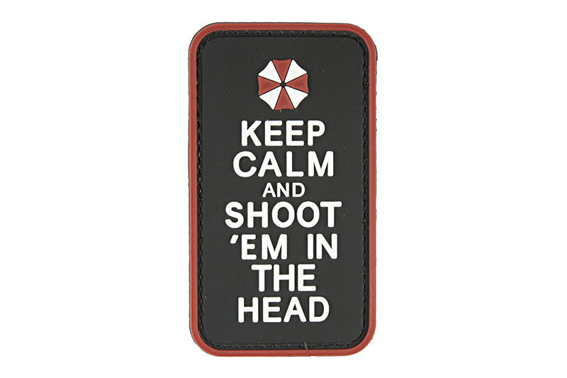 WARAGOD Keep Calm Patch 5 x 9cm, Black