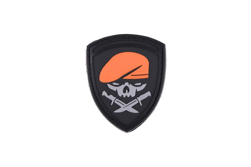 WARAGOD Skull Knife Tactical Patch, 4.5 x 6cm