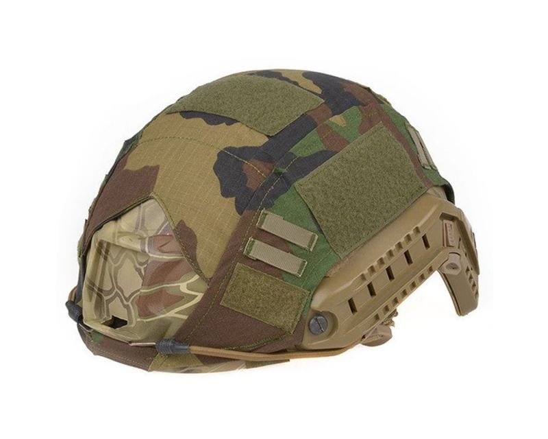 GFC Tactical FAST Helmet Cover, Woodland