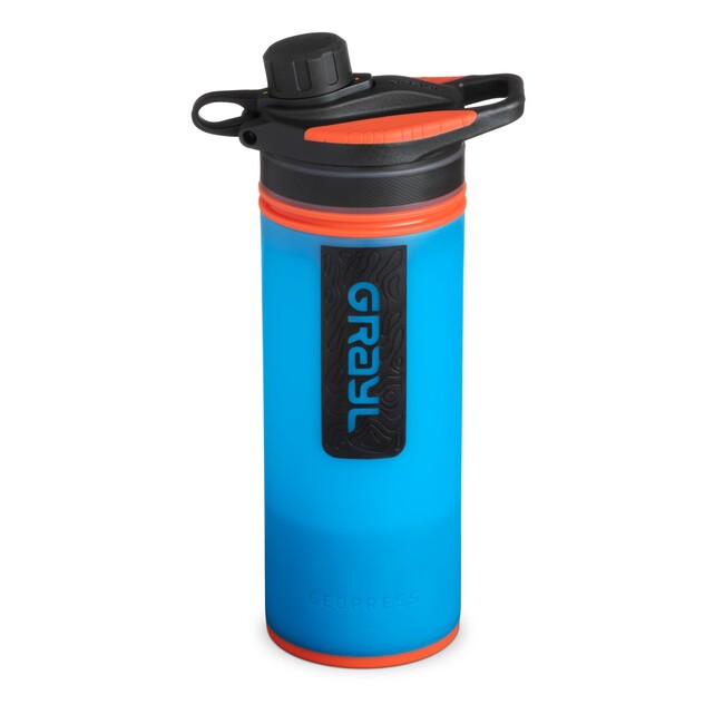 GRAYL GeoPress Purifier Water Filter Bottle, Bali Blue