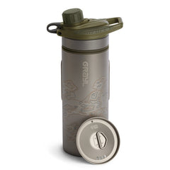 GRAYL GeoPress™ Titanium Filtration Bottle with Cook Lid, Olive Drab
