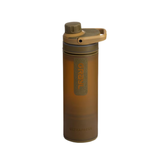 GRAYL UltraPress Water Filter Bottle, Coyote