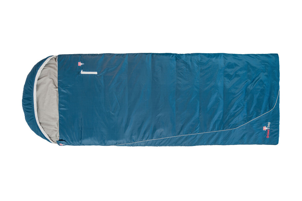 Grüezi-Bag Cotton Comfort Grueezi Spací vak hlboká chrpová modrá vpravo
