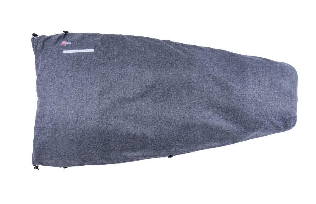 Grüezi-Bag Feater Heated Sleeping Bag Liner with USB Interface, Navy Blue