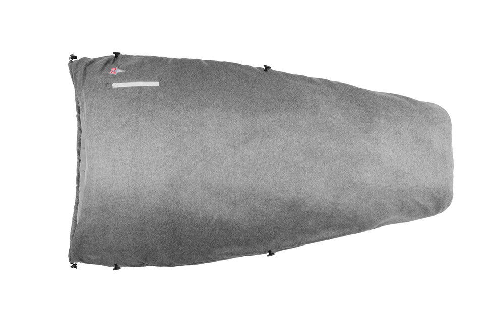 Grüezi-Bag Feater Heated Sleeping Bag Liner with USB Interface, Grey