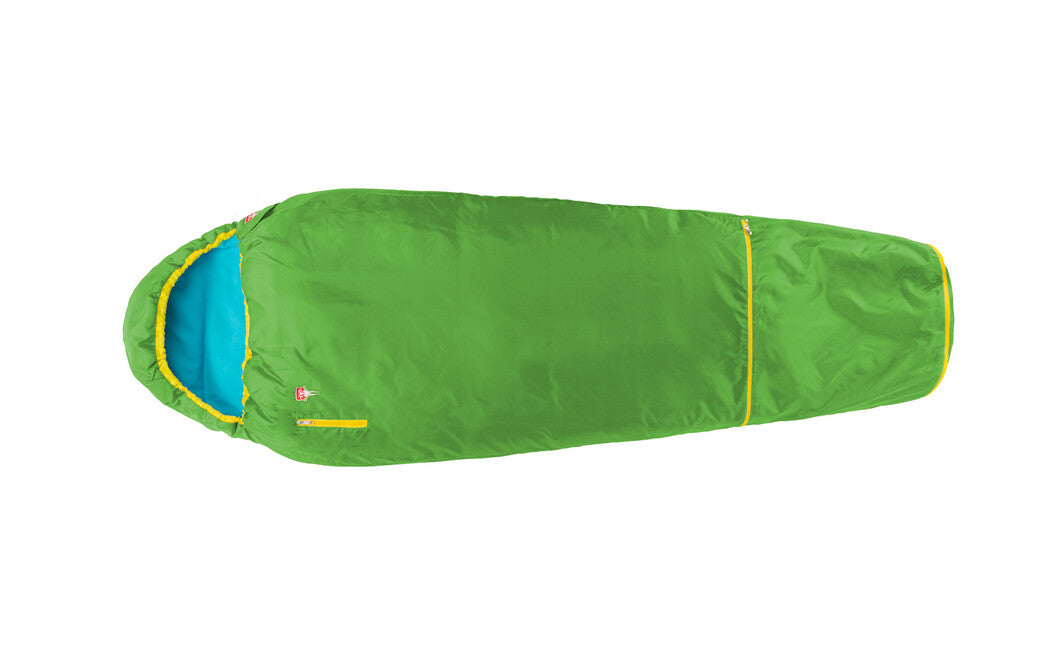 Grüezi-Bag Kids Colorful Grueezi Children's Sleeping Bag, Gecko Green