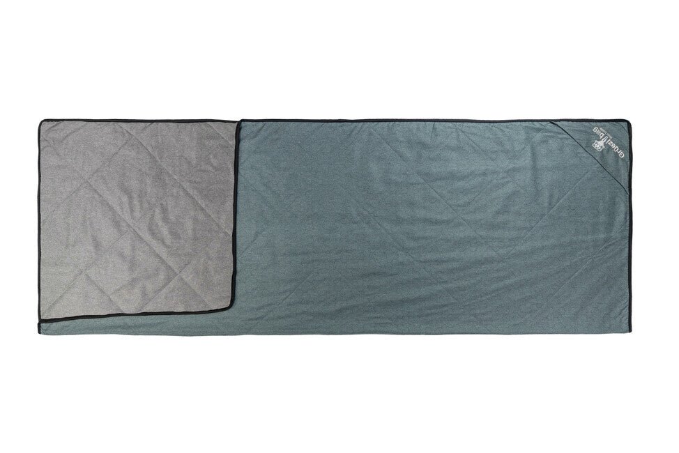 Grüezi-Bag Wellhealth Wool Blanket Grüezi Blue-Grey Deluxe