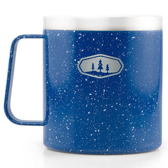 GSI Outdoors Glacier Double-Wall Cup 444ml, Blue Speckle