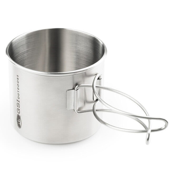 GSI Outdoors oceľový hrnček Glacier 591 ml