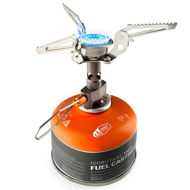 GSI Outdoors Pinnacle Canister Stove, Silver