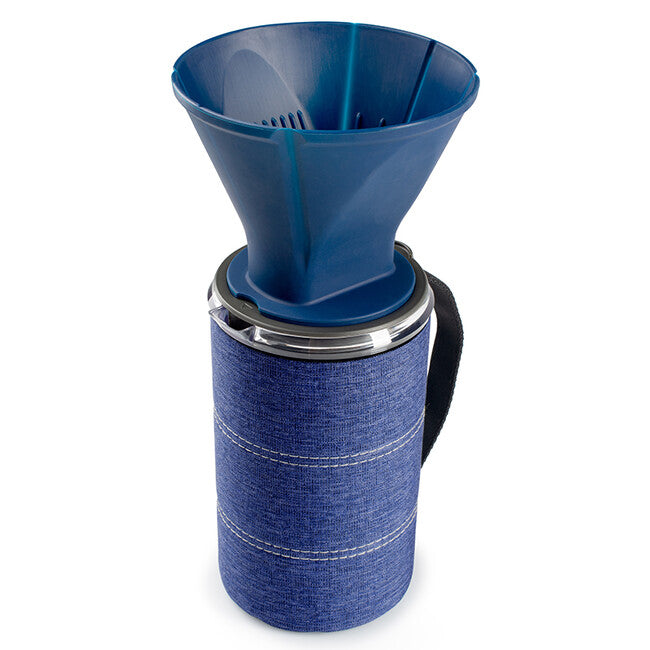 GSI Outdoors JavaDrip Coffee Dripper with Cup 887 ml, Blue