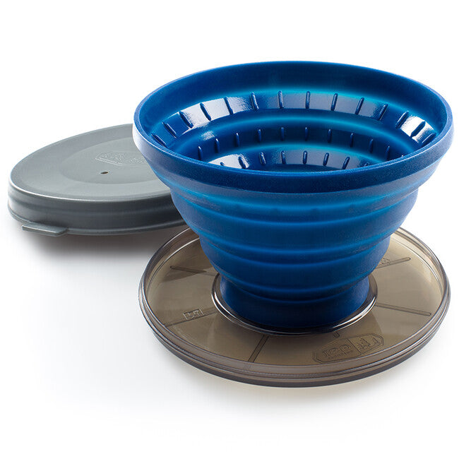 GSI Outdoors Collapsible JavaDrip Coffee Dripper, Blue
