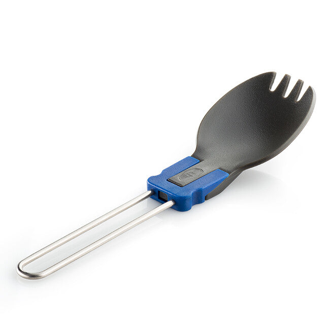 GSI Outdoors Folding Spoon-Fork, Blue