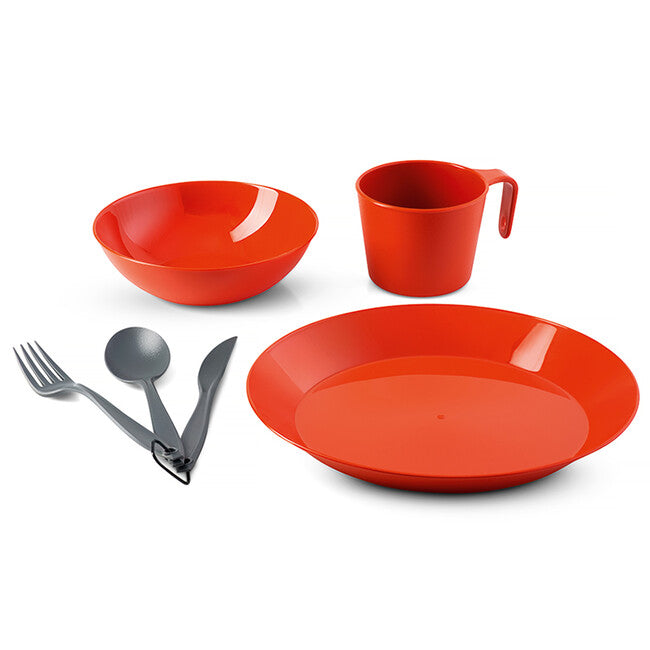 GSI Outdoors Cascadian 3 Dinnerware Set, Terracotta