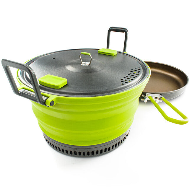 GSI Outdoors Escape HS 3L Pot + Frypan, Green