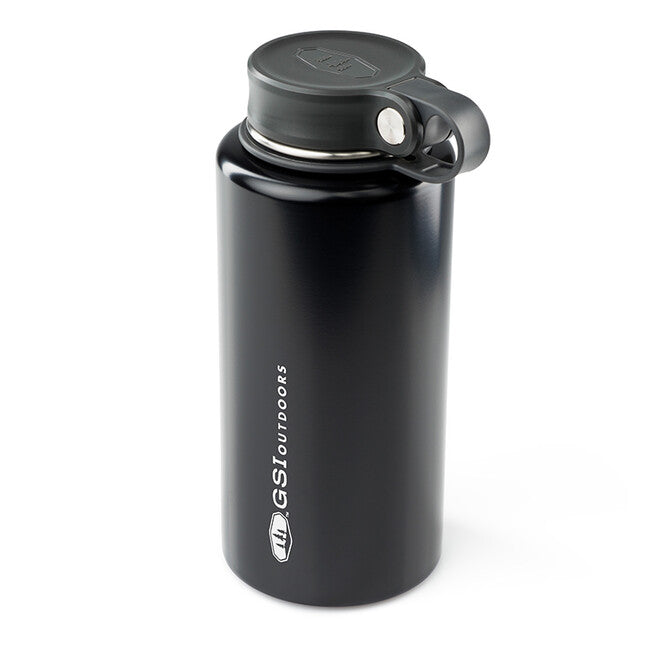 GSI Outdoors Microlite 1000 Twist Thermos Bottle 1L, Black