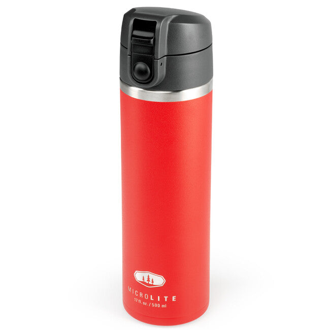 GSI Outdoors Microlite 500 Flip Insulated Mug, Haute Red