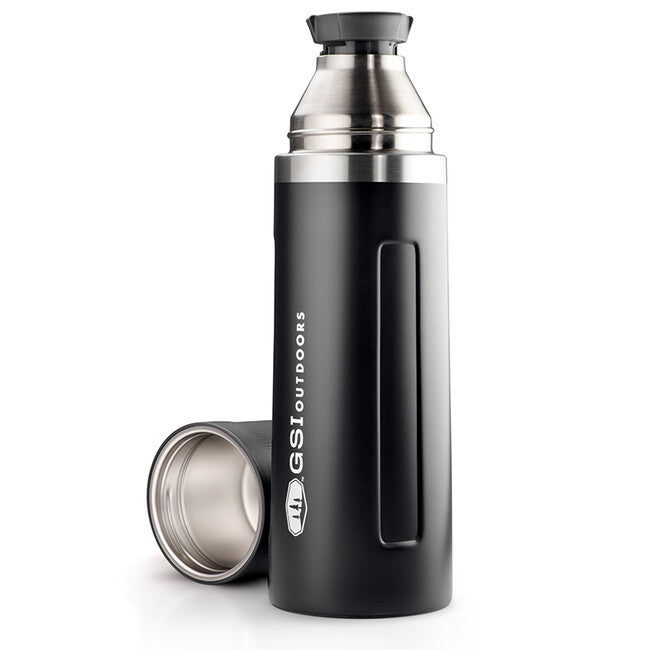 GSI Outdoors Glacier Stainless Vacuum Bottle 1L, Black