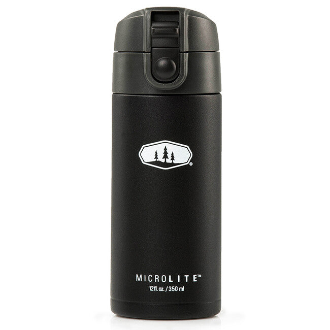 GSI Outdoors Microlite 350 Flip Thermos, 350 ml, Black