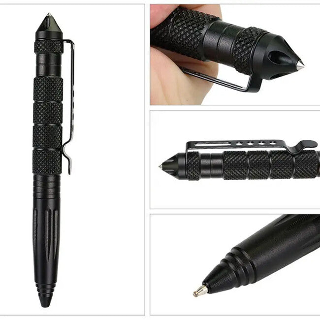 DRAGOWA Tactical Baxton Tactical Pen, Black