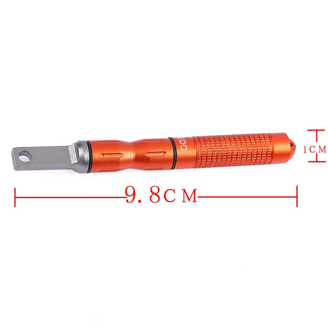 DRAGOWA Tactical Pocket Waterproof Magnesium Firesteel Redflame, Black