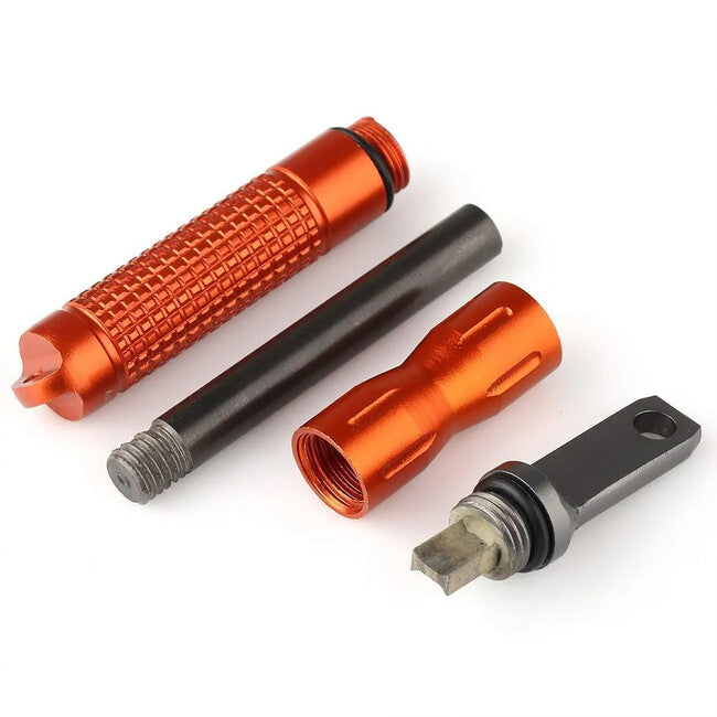 DRAGOWA Tactical Pocket Waterproof Magnesium Firestarter Redflame, Orange