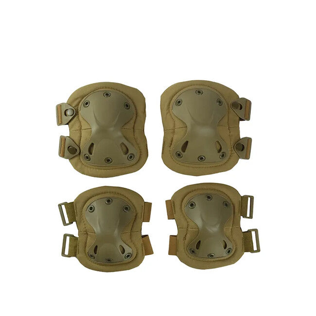 Dragowa Tactical Knee and Elbow Protectors, Black