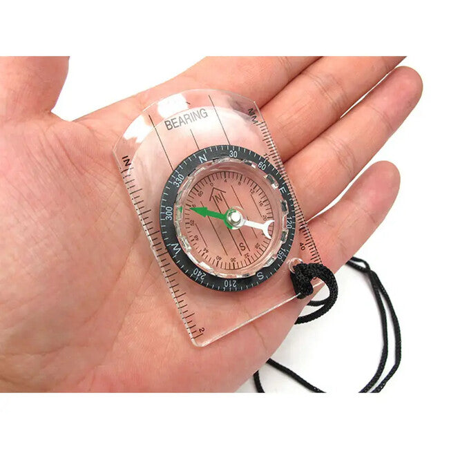 DRAGOWA Tactical Transparent Mini Compass Arrow, Small