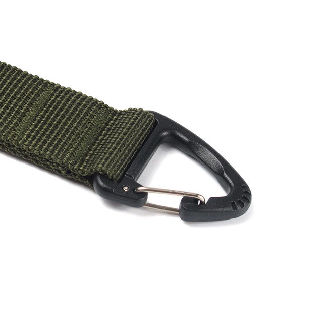 DRAGOWA Tactical Basecamp Reversible Carabiner, Black