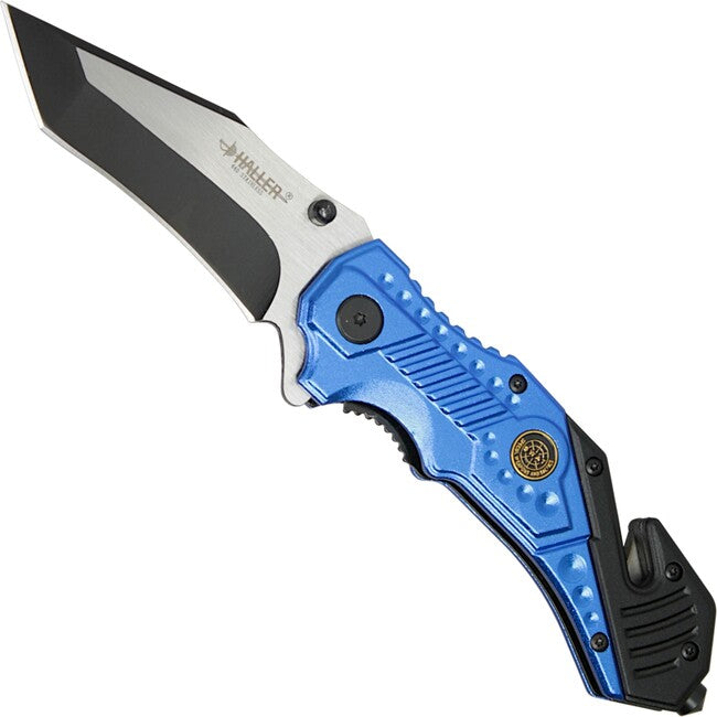 Haller Rescue Folding Knife, Blue
