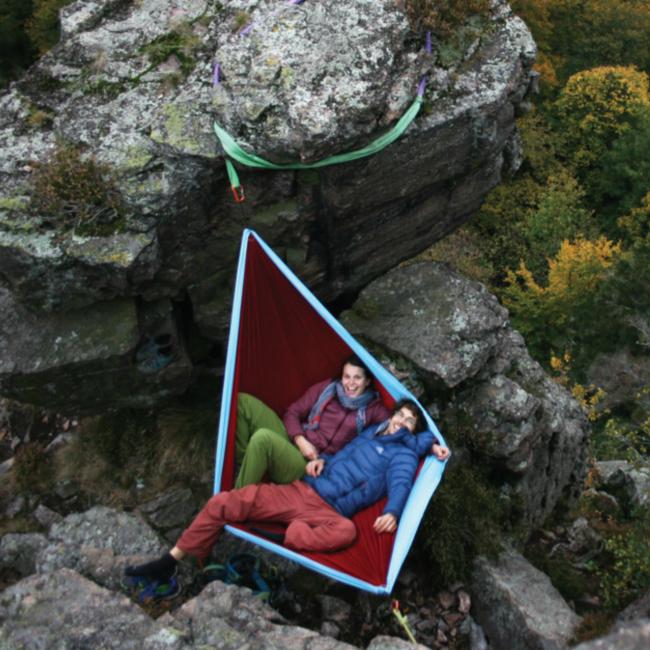 Ticket to the Moon Original Hammock, Green-Brown
