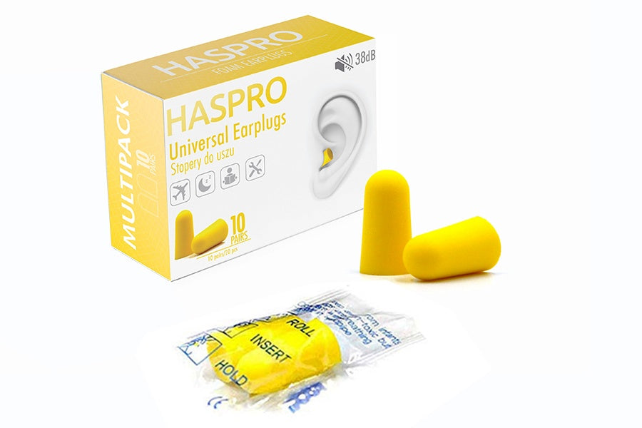 HASPRO MULTI10 Ear Plugs, Yellow