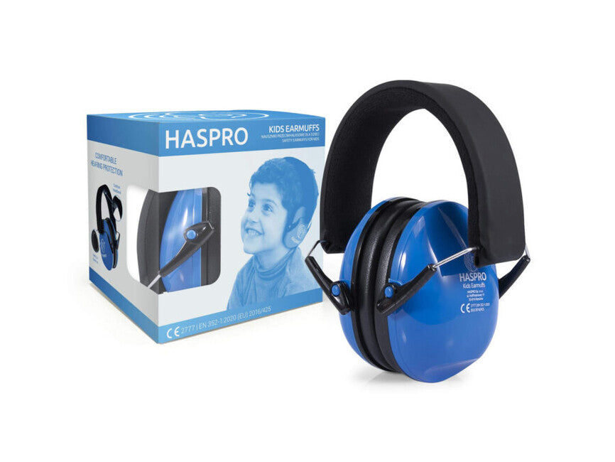 Haspro Kids Earmuffs 4+, Blue