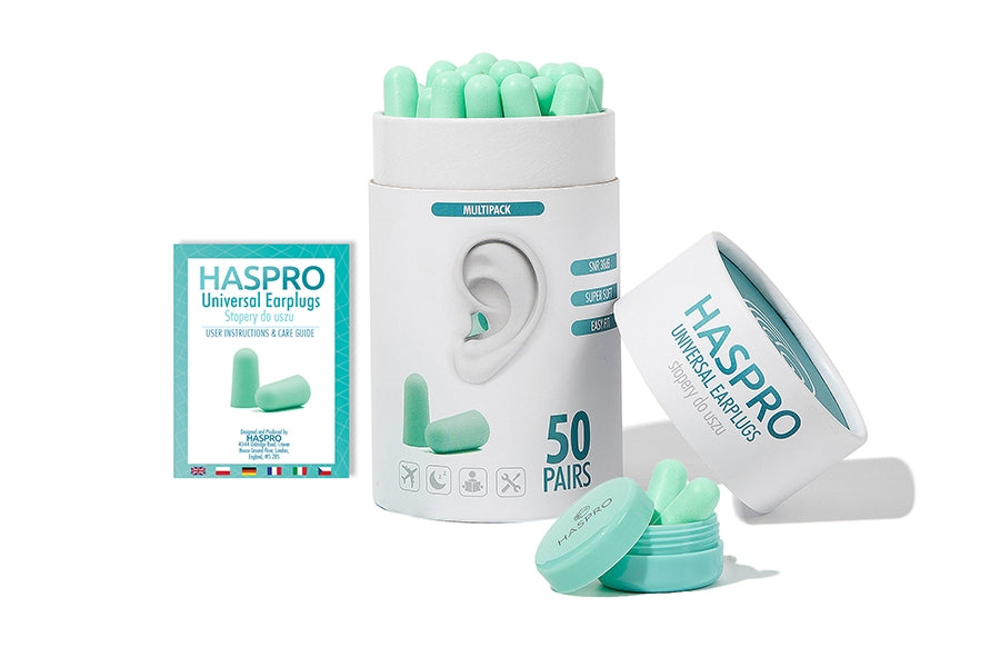 HASPRO TUBE50 Ear Plugs, Menthol