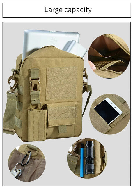 Dragowa Tactical Shoulder Bag 4L, Jungle Digital