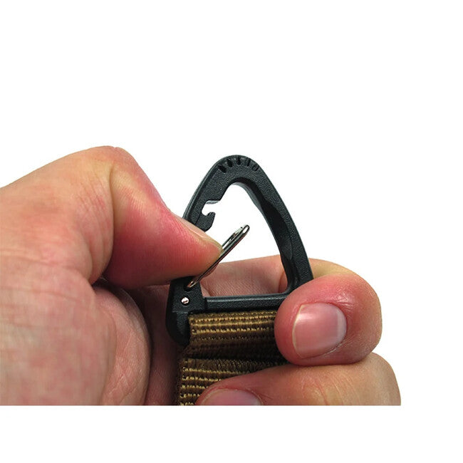 DRAGOWA Tactical Basecamp Reversible Carabiner, Black