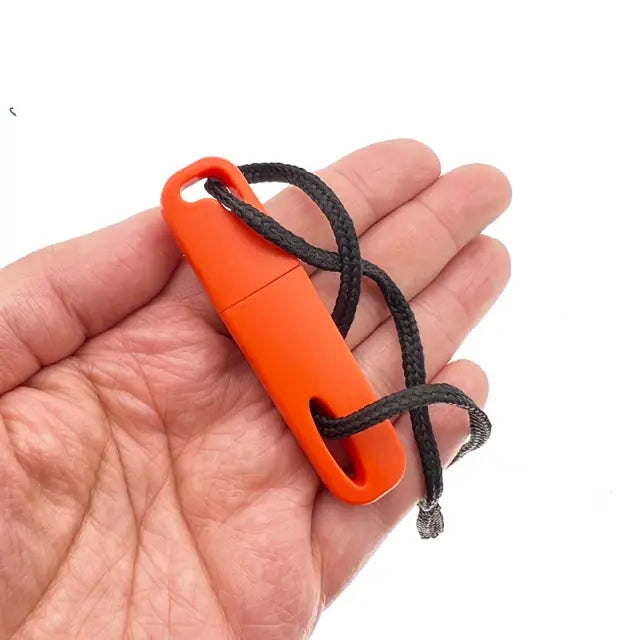 DRAGOWA Tactical Emergency Magnesium Flint, Orange