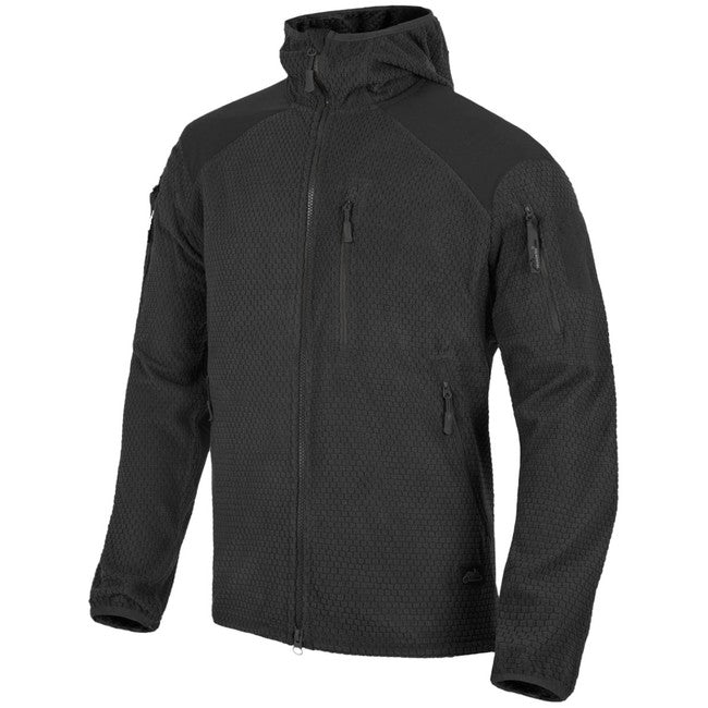 Helikon-Tex Alpha Hoodie Fleece Jacket, Black